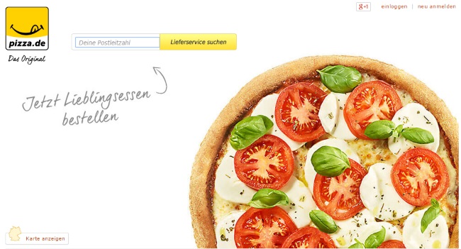 Pizza.de Onlineshop