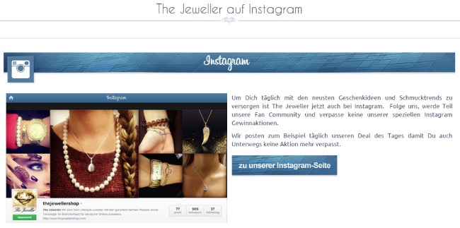 The Jeweller Social Media
