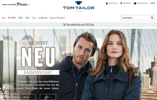 Tom Tailor Onlineshop