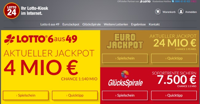 Lotto24 Onlineshop