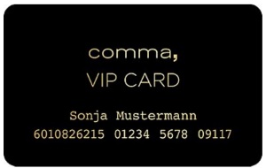 comma Fashion VIP-Card