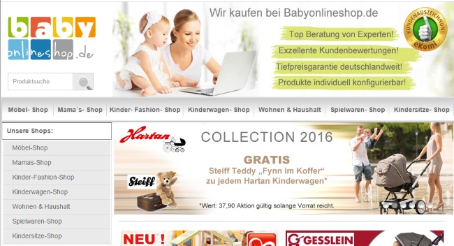 BabyOnlineShop Onlineshop