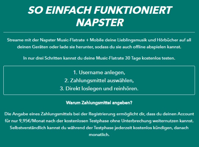 Napster - so funktionierts
