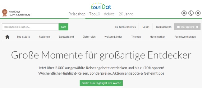 touriDat Onlineshop