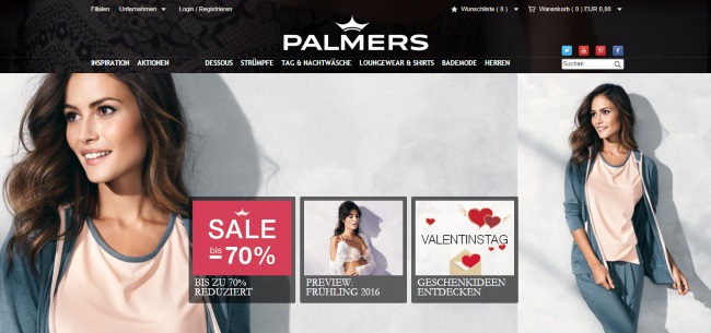 Palmers Onlineshop
