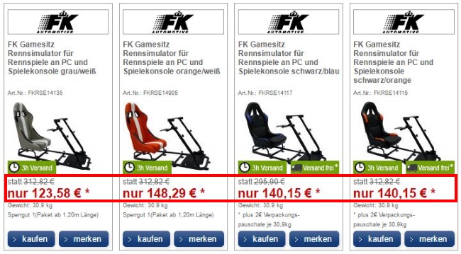 FK Automotive Sale-Angebote